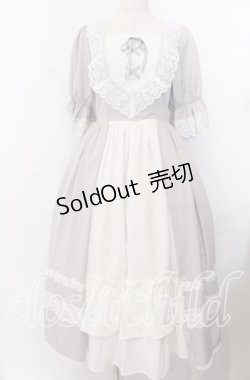 画像1: Chalmiere / シュエットワンピース M グレー O-25-11-28-048-LO-OP-OW-OS