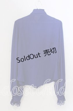 画像2: Moi-meme-Moitie / ローズリボンブラウス  ブルー O-25-11-28-057-MO-BL-OW-OS