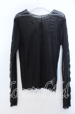 画像2: HARE / 2WAYシシュウシアートップス  ブラック O-25-11-28-007-PU-TO-IG-ZT1130U