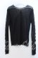 画像2: HARE / 2WAYシシュウシアートップス  ブラック O-25-11-28-007-PU-TO-IG-ZT1130U (2)