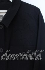 画像2: 【SALE】WORLD WIDE LOVE！(Rydia) / スターワッペン付きシャツ 1 ブラック O-25-11-28-059-PU-BL-OW-ZT514 (2)