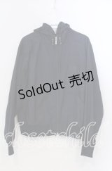 Jane Marple / Layered frill hooded parka　パーカー M ネイビー O-25-11-28-062-JM-TO-OW-OS