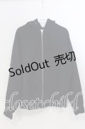 【SALE】Jane Marple Dans Le Salon / Double face zip up hoodie　フーディ M ネイビー O-25-11-28-063-JM-TO-OW-ZT133