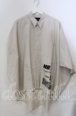 画像1: MILKBOY / POSTマントシャツ  アイボリー O-25-11-28-065-MB-BL-OW-ZT1130R