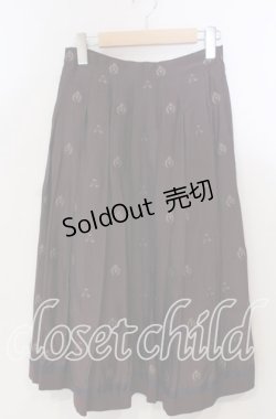 画像1: 【SALE】Jane Marple / British jacquard dormitory skirt　スカート M ワイン O-25-11-28-066-JM-SK-OW-ZT127