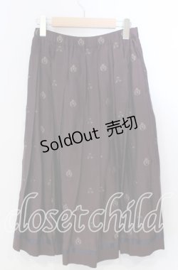 画像2: 【SALE】Jane Marple / British jacquard dormitory skirt　スカート M ワイン O-25-11-28-066-JM-SK-OW-ZT127