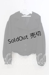 axes femme POETIQUE / ビットバックデザインジャケット M クロ O-25-11-28-071-AX-JA-OW-OS