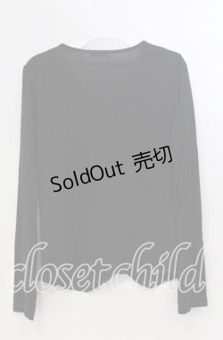 画像2: axes femme / ヨーク切り替えプルオーバー M クロ O-25-11-28-075-AX-TO-OW-OS