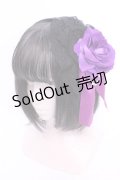 ATELIER PIERROT / 薔薇レースカチューシャ  ブラック×パープル O-25-11-28-1048-EL-TO-OW-OS