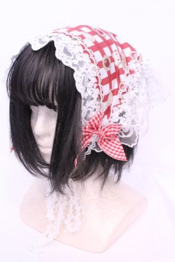 画像1: Royal Princess Alice / 子猫のパティスリー・たまコラボ　バブーシュカ  アカ O-25-11-28-1050-LO-AC-IG-OS