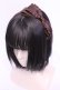 画像1: m petit by misako / TT*AMリボンカチューシャ  ブラウン O-25-11-28-1052-LO-AC-OW-OS (1)