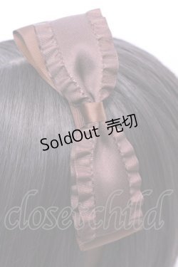 画像2: m petit by misako / TT*AMリボンカチューシャ  ブラウン O-25-11-28-1052-LO-AC-OW-OS