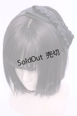 画像1: m petit by misako / TT*AMリボンカチューシャ  クロ O-25-11-28-1053-LO-AC-OW-OS