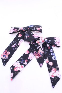 画像1: Royal Princess Alice / Skull Psycho bearsヘアクリップセット  クロ O-25-11-28-1066-LO-AC-IG-OS