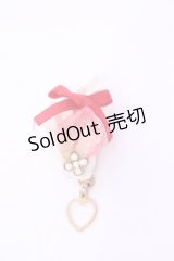 MERCI MEL / 苺ホイップ片耳イヤカフ  オフ×アカ O-25-11-28-1068-LO-AC-IG-OS