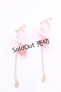 MERCI MEL / 苺チョコイヤリング  ピンク O-25-11-28-1069-LO-AC-IG-OS
