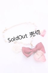 MERCI MEL / 苺ホイップブレスレット  オフ×アカ系 O-25-11-28-1076-LO-AC-IG-OS