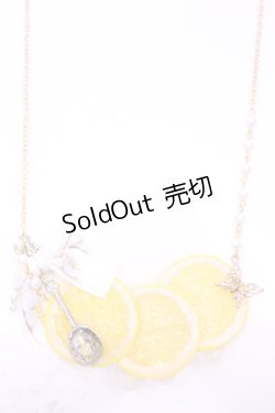 画像1: MERCI MEL / ハニーレモン三連ネックレス  イエロー O-25-11-28-1080-LO-AC-IG-OS