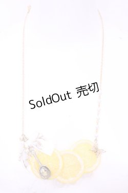 画像2: MERCI MEL / ハニーレモン三連ネックレス  イエロー O-25-11-28-1080-LO-AC-IG-OS