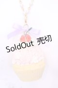 MERCI MEL / さくらんぼのパステルカップケーキ ネックレス  マルチ O-25-11-28-1081-LO-AC-IG-OS