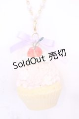 MERCI MEL / さくらんぼのパステルカップケーキ ネックレス  マルチ O-25-11-28-1081-LO-AC-IG-OS