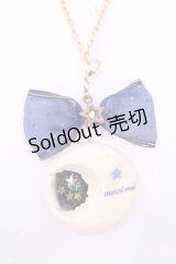 MERCI MEL / ムーンナイトマカロンネックレス  ネイビー×イエロー O-25-11-28-1082-LO-AC-IG-OS