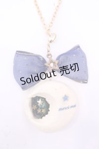 MERCI MEL / ムーンナイトマカロンネックレス  ネイビー×イエロー O-25-11-28-1082-LO-AC-IG-OS