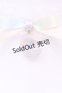 MERCI MEL / ムーンマカロンゴムチョーカー  オフ×マルチカラー O-25-11-28-1084-LO-AC-IG-OS