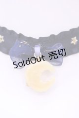 MERCI MEL / ムーンナイトマカロンチョーカー  ネイビー×イエロー O-25-11-28-1085-LO-AC-IG-OS