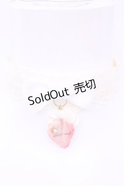 画像2: MERCI MEL / 苺ホイップショートケーキチョーカー  オフ O-25-11-28-1087-LO-AC-IG-OS