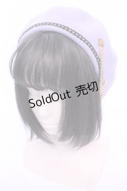 画像1: Angelic Pretty / Magic Batベレー  ラベンダー×クロ O-25-11-28-1088-AP-AC-IG-OS