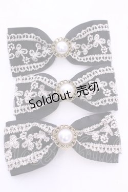 画像1: m petit by misako / AM3PPLクリップ  クロ O-25-11-28-1010-LO-AC-OW-OS