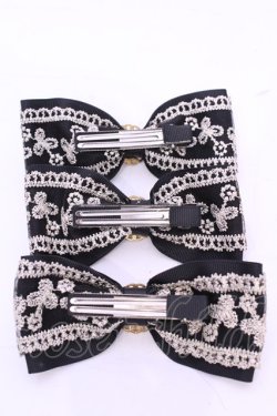 画像2: m petit by misako / AM3PPLクリップ  クロ O-25-11-28-1010-LO-AC-OW-OS