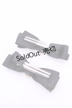 画像2: m petit by misako / AM2Pクリップ  クロ O-25-11-28-1011-LO-AC-OW-OS