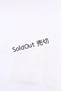 m petit by misako / AMレースロングアームカバー  シロ O-25-11-28-1012-LO-ZA-OW-OS