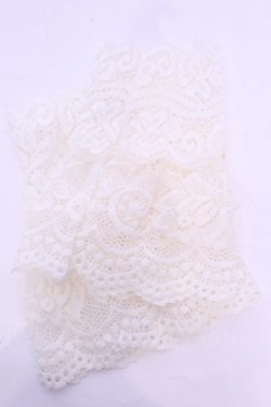 画像2: m petit by misako / AOショートアームカバー  アイボリー O-25-11-28-1014-LO-ZA-OW-OS