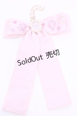 画像1: m petit by misako / リボンチャーム  ピンク O-25-11-28-1017-LO-ZA-OW-OS