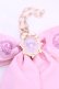 画像2: m petit by misako / リボンチャーム  ピンク O-25-11-28-1017-LO-ZA-OW-OS (2)