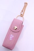 m petit by misako / リップケースチャーム  ピンク O-25-11-28-1028-LO-ZA-OW-OS