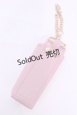 画像2: m petit by misako / リップケースチャーム  ピンク O-25-11-28-1028-LO-ZA-OW-OS