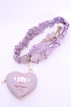 画像1: m petit by misako / ポーチ付きストラップ  ラベンダー O-25-11-28-1030-LO-ZA-OW-OS