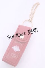m petit by misako / リップケースチャーム  アカ O-25-11-28-1031-LO-ZA-OW-OS