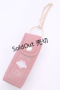 m petit by misako / リップケースチャーム  アカ O-25-11-28-1031-LO-ZA-OW-OS