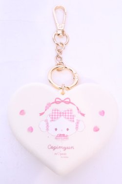 画像1: m petit by misako / リップケースチャーム  アイボリー O-25-11-28-1032-LO-ZA-OW-OS