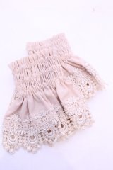 LOLITA他 / シャーリングカフス  生成り O-25-11-28-1004-LO-ZA-IG-OS