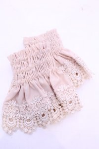 LOLITA他 / シャーリングカフス  生成り O-25-11-28-1004-LO-ZA-IG-OS