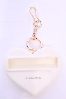 画像2: m petit by misako / リップケースチャーム  アイボリー O-25-11-28-1032-LO-ZA-OW-OS