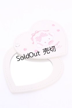 画像1: m petit by misako / AM*ハートガタミラー  アイボリー O-25-11-28-1033-LO-ZA-OW-OS