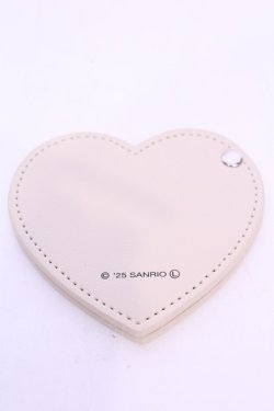 画像2: m petit by misako / AM*ハートガタミラー  アイボリー O-25-11-28-1033-LO-ZA-OW-OS