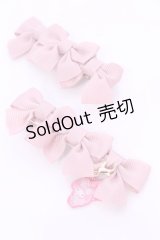 m petit by misako / サンリオキャラクターズコラボ マイメロディ　リボンクリップ  ピンク O-25-11-28-1036-LO-AC-OW-OS